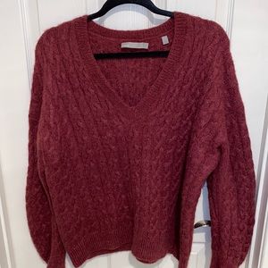 Vince raspberry cashmere sweater